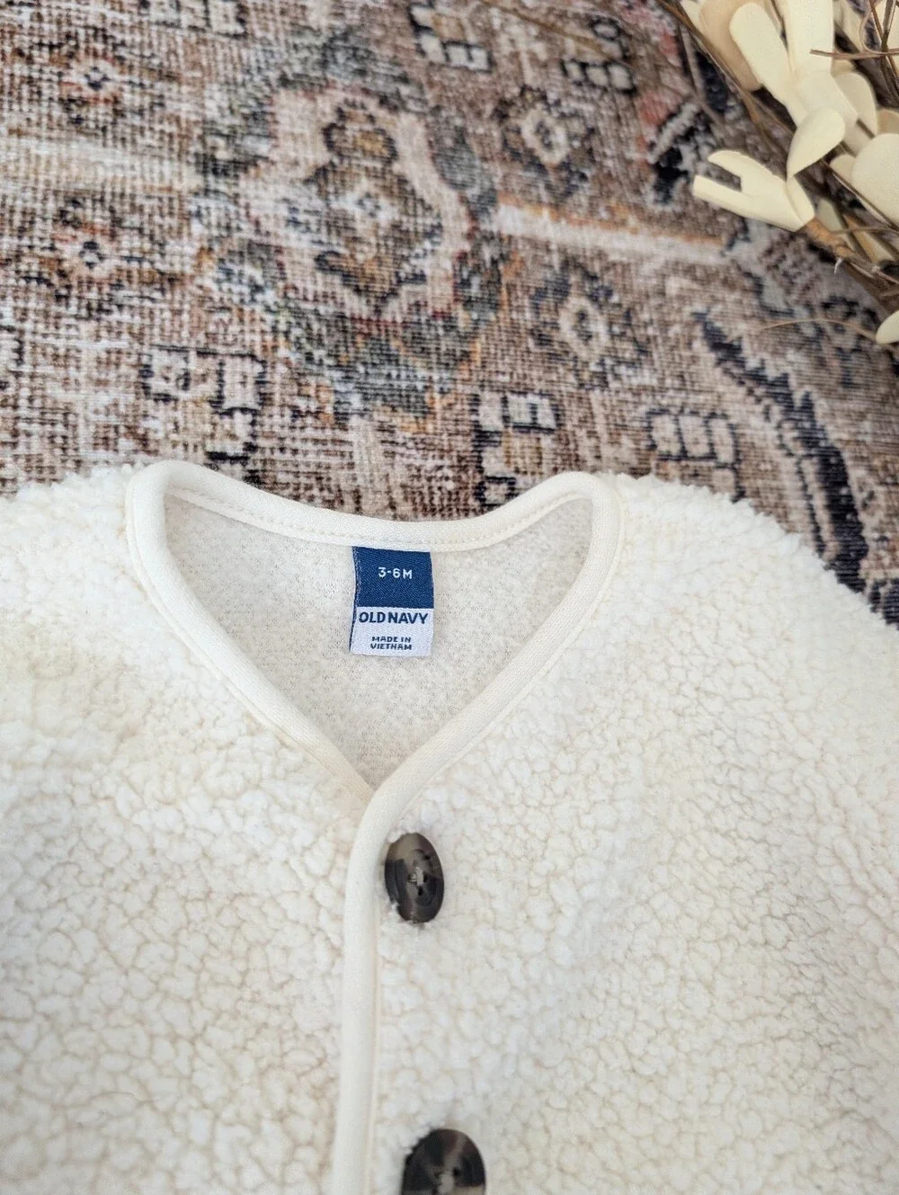 Baby Old Navy Sherpa Teddy onesie